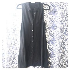 Equipment silk sleeveless Shirtdress LBD!